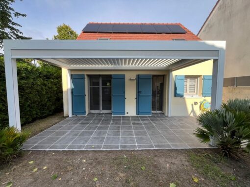 Réalisation d'une Pergola B200 à Chanteloup-les-Vignes